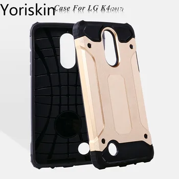 

Anti-Knock Protective Case For LG K4 Dual Layer Slim Armor Cover Heavy Duty Case For LG K4(2017) Cell Phone Accessories