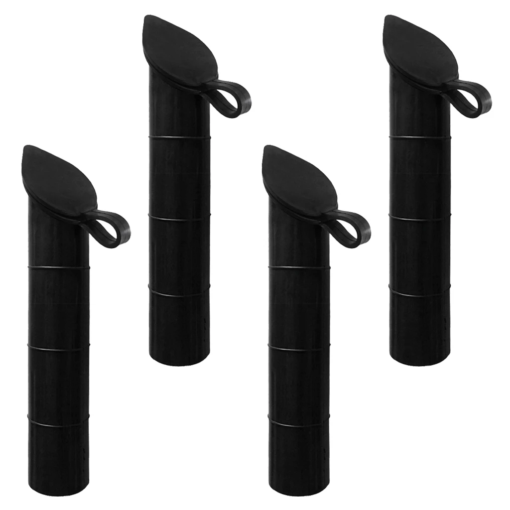 

Pack of 4 30 Degree Fishing Rod Holder Inner Tube Liner Cap Cover Replacement canne a peche titulaire