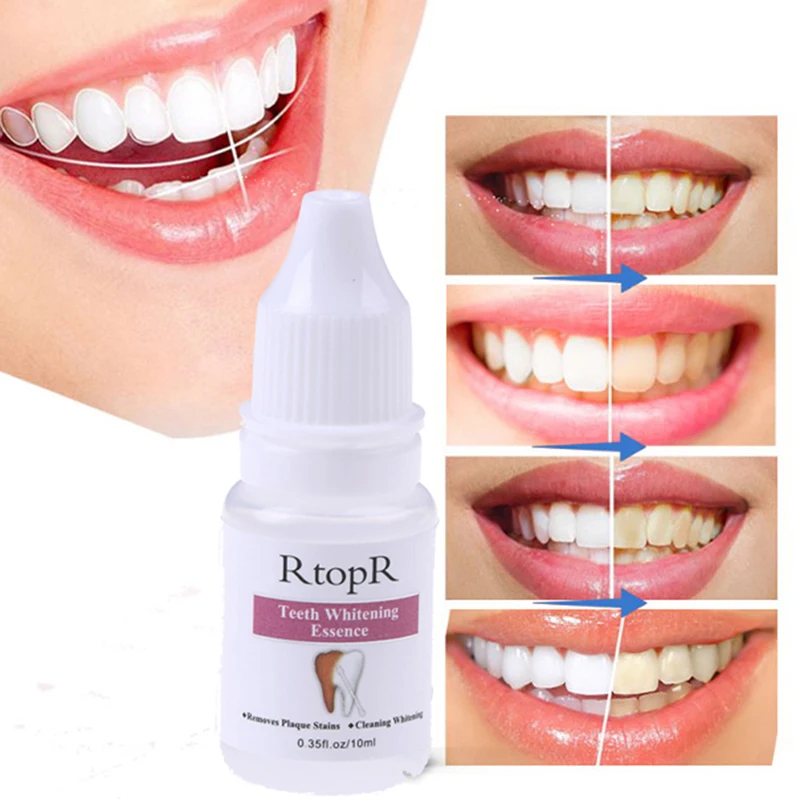 10ml Teeth Whitening Essence Oral Hygiene Daily Use Dental Effective Remove Plaque Stain Cleaning Teeth Cleaning Water