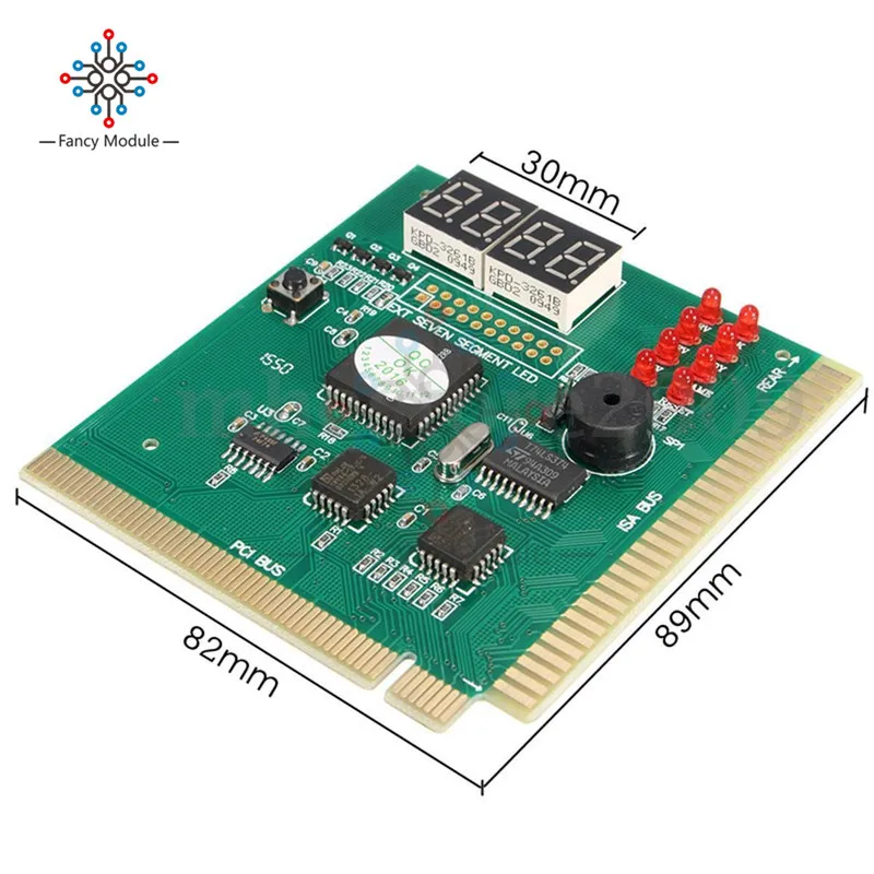 Светодиодный диагностический тестер для анализа 4 цифр PCI PC анализатор материнской платы