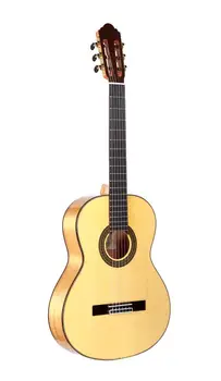 

Professional Handmade 39 inch Acoustic Flamenco guitar With Solid Spruce/Aguadze Body +STRINGS,Classical guitar
