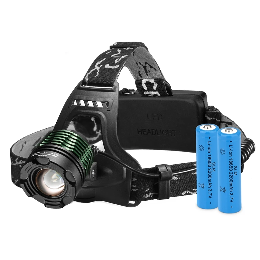 High Power Headlamp Rechargeable 3000 Lumen LED Lamp with 4 Light Modes