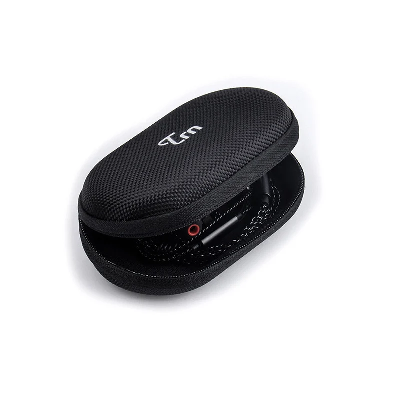 

TRN EVA Protective Earphone Case Zipper Bag Shockproof bluetooth Earphone Cable Accessories Case 115x70x35mm