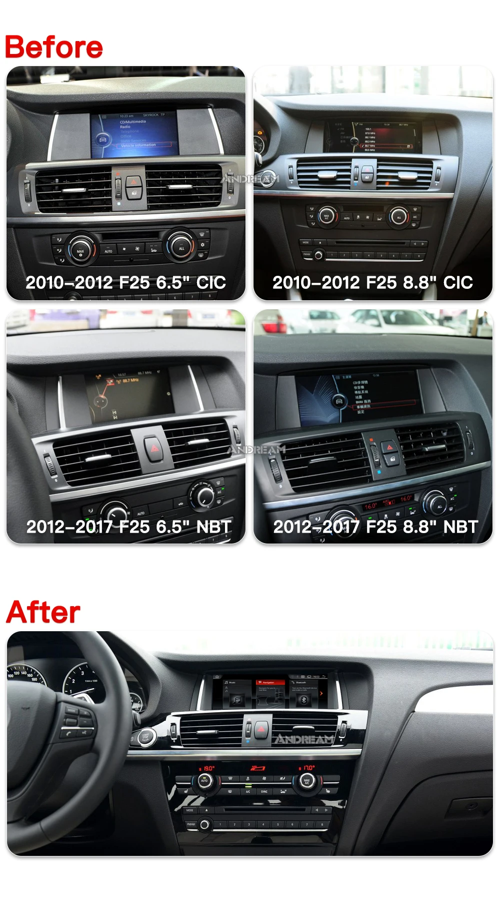 8," шестиядерный Android 9,0 4G ram 32G rom для BMW X3 F25(2010-) X4 F26(-) для CIC автомобильный gps-навигатор головное устройство