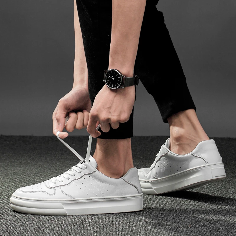 

MYCOLEN Summer Men Casual Shoes Comfortable Large Size Mens Shoes For Men Lace-Up Brand Fashion Flat Shoes Chaussure Homme