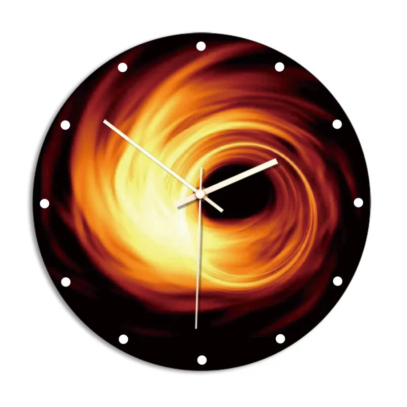 Creative Black Hole Series Acrylic Wall Clock New Starry sky Home Clock wall hangings