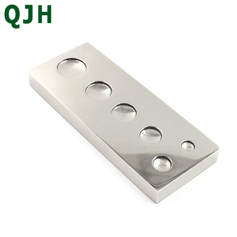 

1PCS 6-15mm Rivet button mounting base Fastener Tools Leather Crafts Hand Punch Holder Mounting Base