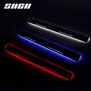 

SNCN Trim Pedal LED Car Light Door Sill Scuff Plate Pathway Dynamic Streamer Welcome Lamp For Infiniti G25 G37 2010-2012 2013