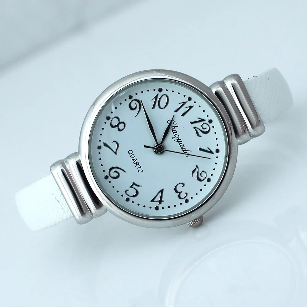 Дропшиппинг модные часы женские часы-браслет Женские кварцевые наручные часы браслет Наручные часы Relogio Feminino D13 - Цвет: Silver White