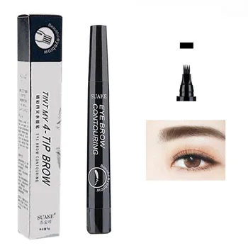 

Eyebrow Pen Waterproof Fork Tip Eyebrow Tattoo Pencil Long Lasting Professional Fine Sketch Liquid Eye Brow Pencil 5.20
