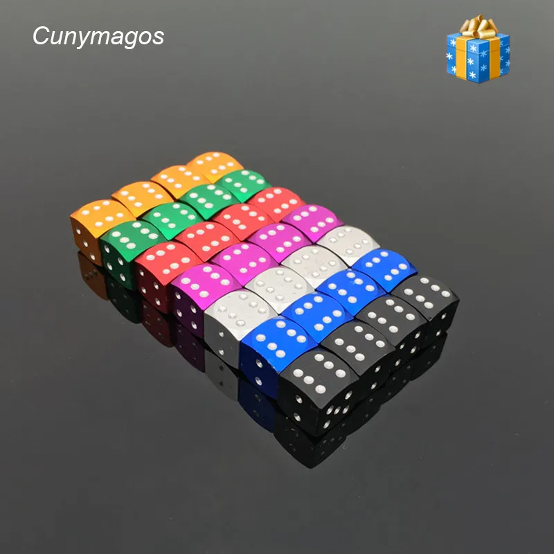 

4PCS Universal Car Valve Caps AUTO Dice Dust Valve Caps Car Motorcycles Electric Cars Bike Truck Tire Valve Dust Cap Car Styling