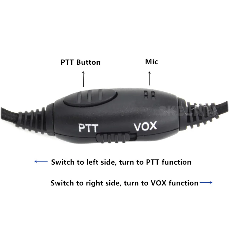 Иди и болтай Walkie Talkie гарнитура VOX PTT Портативный радио микрофон для ICOM IC-V8 IC-V80 IC-V85 IC-F11 IC-F11S IC-F31 для Vertex VX-200 MAXON SL25