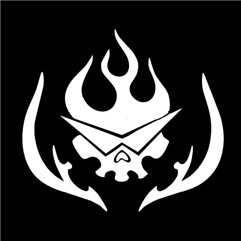 13*13 см Автомобильная наклейка Jdm Стайлинг для Gurren Lagann задний лобовое стекло