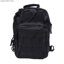 Mens Molle Tactical Sling Chest Bag Assault Pack Messenger Shoulder Bag Backpack Dropshipping mens tactical shoulder bag backpack sling chest bag assault pack messenger bag