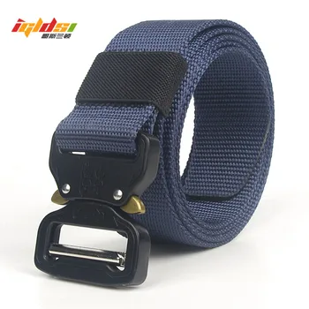 

Nylon Belt Men Army Tactical Belt Molle Military SWAT Combat Belts Knock Off Emergency Survival Waist Tactical Gear 3.8 CM