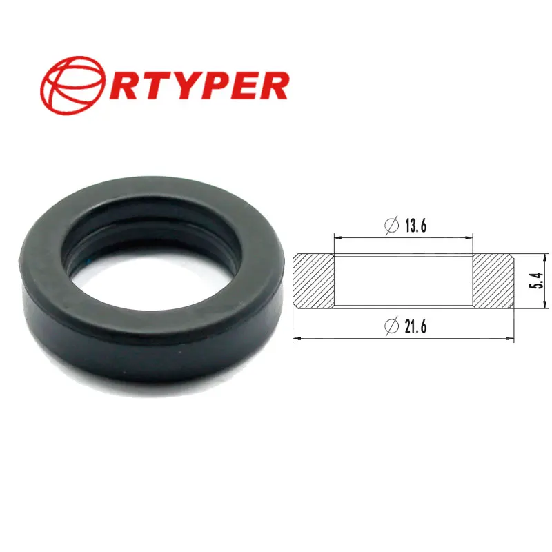 100pcs Fuel Injector Viton Seals Rubber Seals Fuel Injector Repair Kits