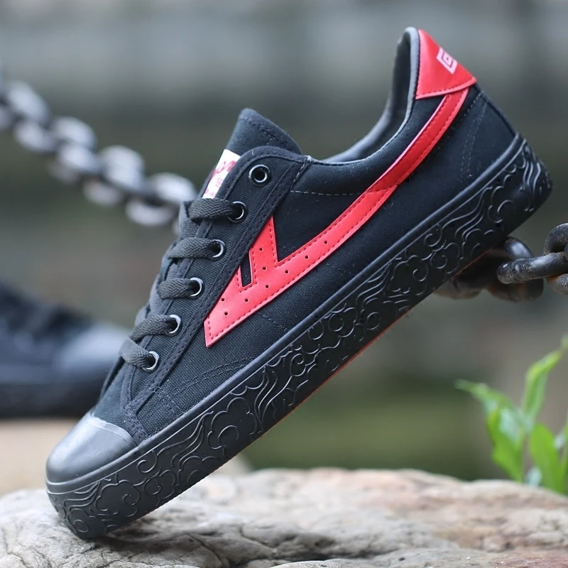 Warrior Canvas Tai Chi Shoe Upgrade Edition Student Wearresisting Kung