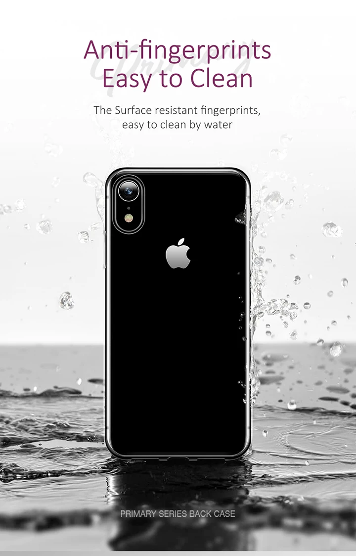 USAMS ТПУ чехол для iPhone XR X XS Max Прозрачный чехол для телефона для iPhone 7 8 6 5S SE 11 pro max ультра тонкий задний Чехол для телефона