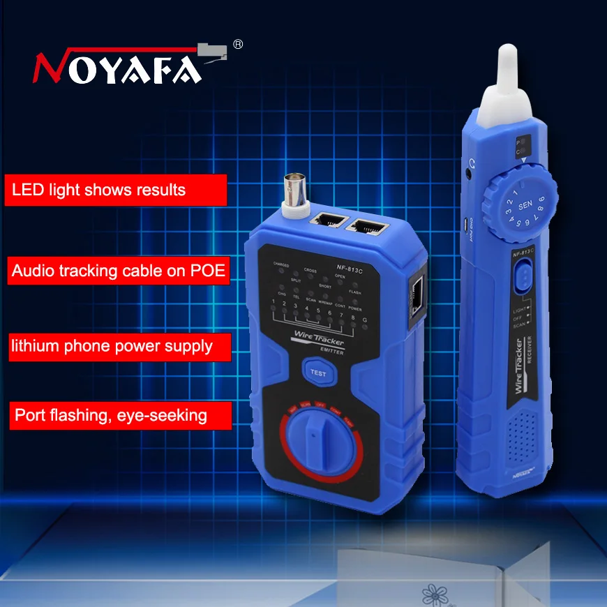Провода tracker RJ11 RJ45 BNC линия Finder кабельный тестер для сетевой кабель Разделение пар