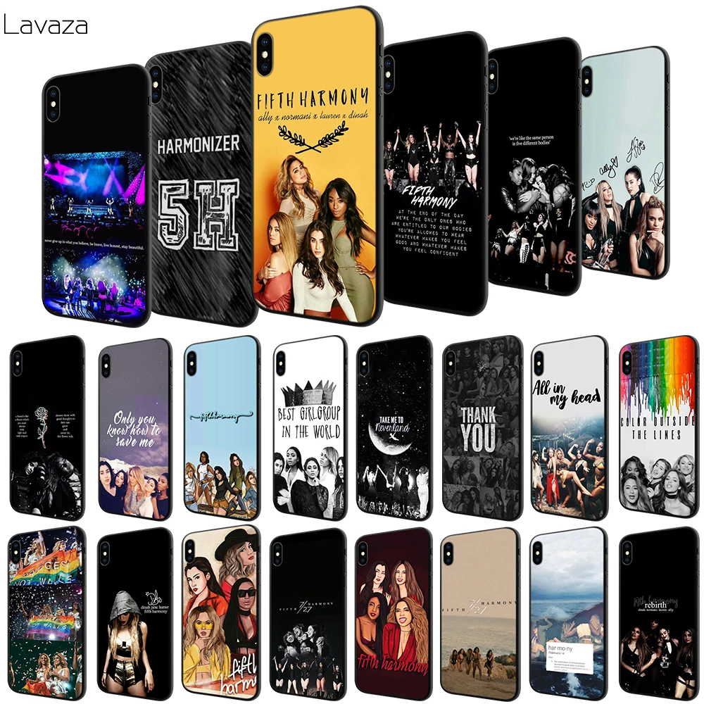 Мягкий чехол Lavaza Fifth Harmony для Apple iPhone 6 6S 7 8 Plus 5 5S SE X XS MAX XR TPU | Мобильные телефоны и