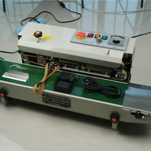 Continuous машина для непрерывной запечатывания пленки упаковка из полиэтиленового пакета машина ленточный запайщик; Горизонтальная нагревательный аппарат для запайки