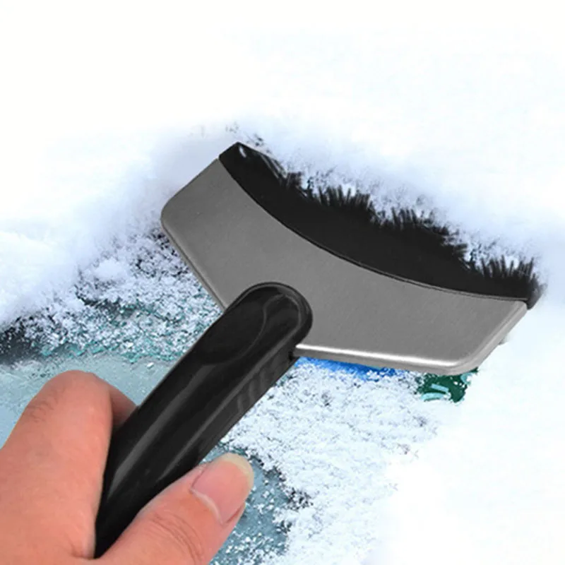 Мини нержавеющая стальная лопата для уборки снега для лобового стекла автомобиля удаление скребок инструмент для очистки YAN88