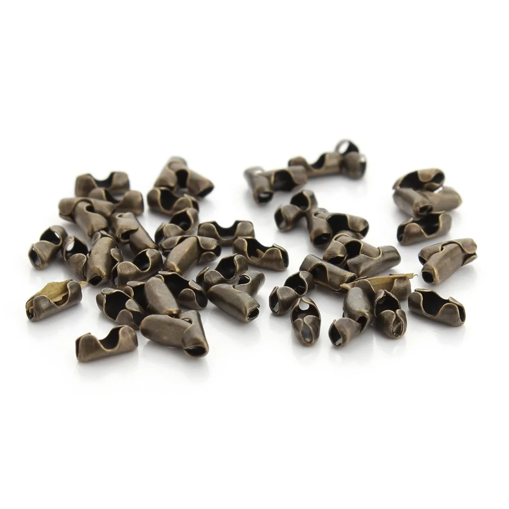 XINYAO-200pcs-Diameter-1-5-2-3-2-mm-Ball-Chain-Connectors-Clasps-Gold-Silver-Color (2)