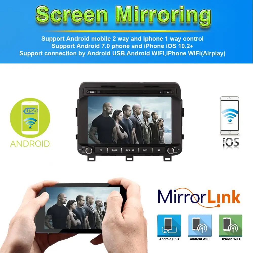 Best 2 Din Android 8.0 Octa Core 4GB+32GB Car DVD PC Player For Kia K5 Optima Magentis 2014- Radio Stereo GPS Navigation WIFI 4G LTE 6