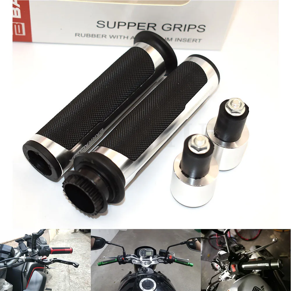Мотоцикл ручки и ручка бар заканчивается 7/" 22 мм стороны крышки для KAWASAKI GTR1400 ZZR1400 ZX-14R ZX14R honda cb 1300 400