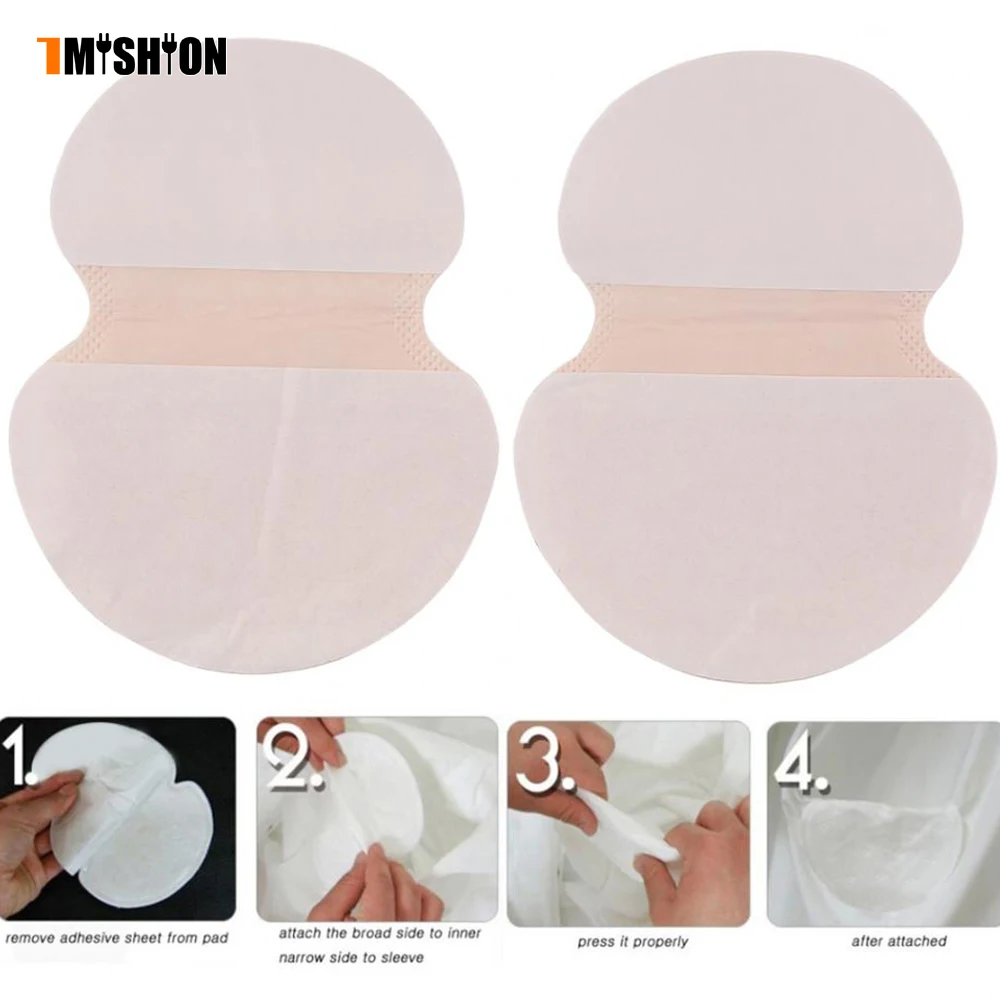 

60Pcs Women Disposable Sweat Pads Deodorants Underarm Anti Perspiration Sweat Pad Sticker Paste Armpit Absorb Sweat Shield Pads