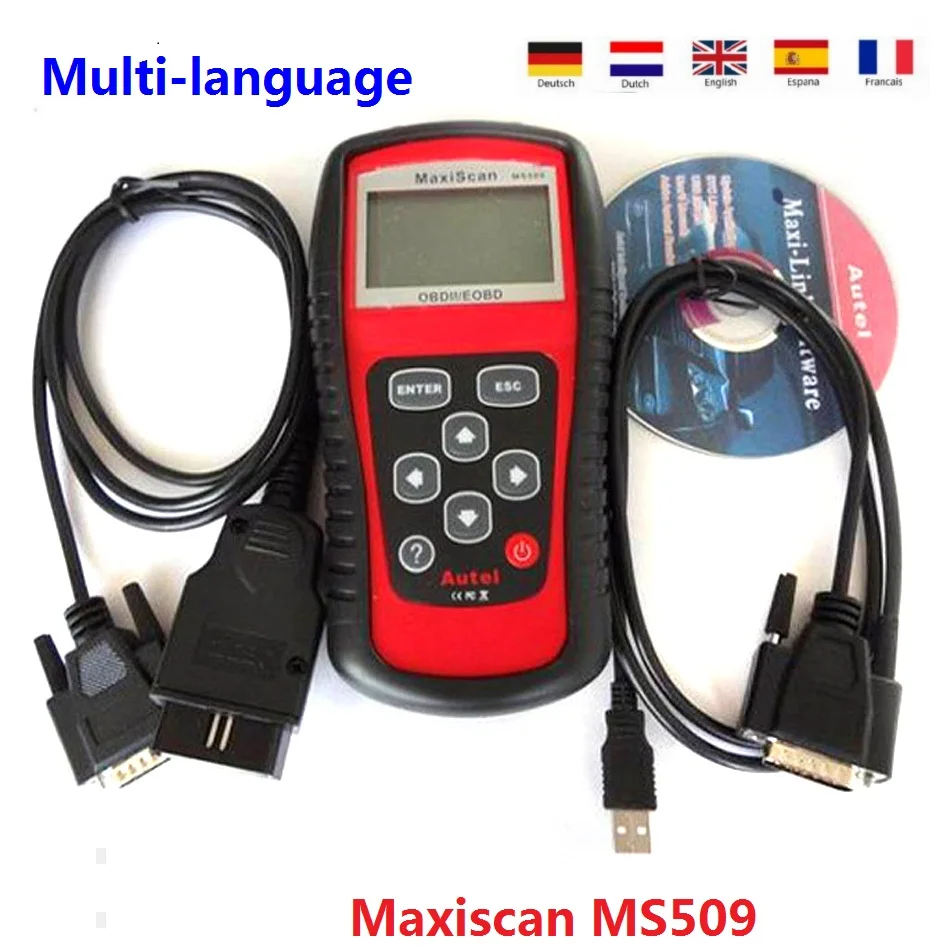 

2019A-utel MaxiScan MS509 OBDII OBD2Automotive Code Reader Scanner Car Diagnostic Tool Professional MaxiScan MS509 Scanner