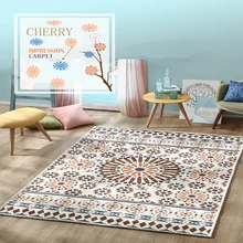 Пасторальный цветочный узор, шениловый материал, ковер для дома, для гостиной, спальни, столовой, для кабинета, декоративный, теплый, для комнаты