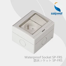 Saipwell электрические Вилки разъемов высокого качества IP55 водонепроницаемый выключатель и розетка для настенного монтажа французский Стиль(SP-FRS