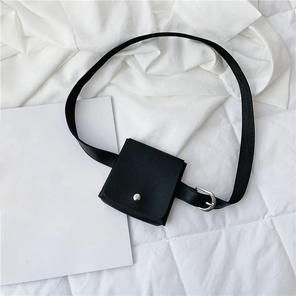Sleeper# P52 женская уличная однотонная сумка-мессенджер с застежкой, нагрудная сумка, маленькая поясная сумка, мини хит