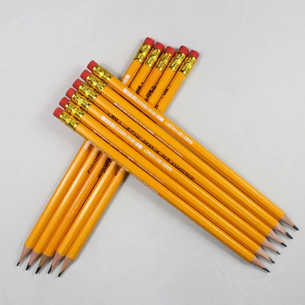 12pcs Hb standard pencils Kids paper Writing simple Eco