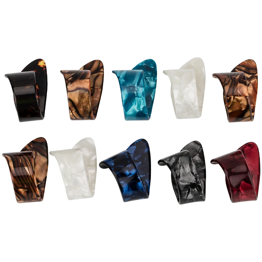 10 шт./1 Набор гитарные медиаторы для пальцев|thumb guitar pick|plectrum guitarguitar accessories |