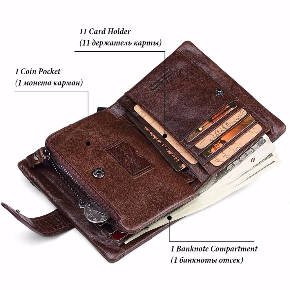 Genuine Leather Men's Luxury Wallet