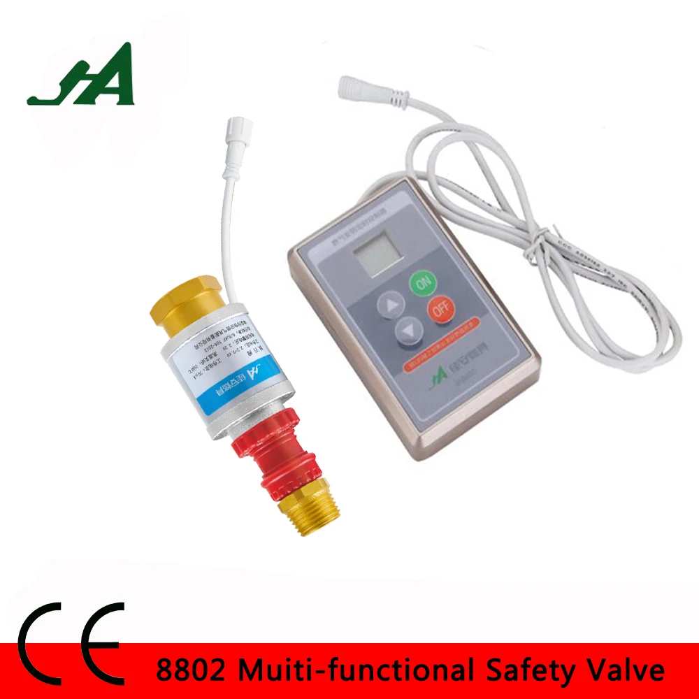 

JA8802 Smart control Gas Leakage Automatically Close solenoid valve Cook Set magnetic valve valves prevent gas leak