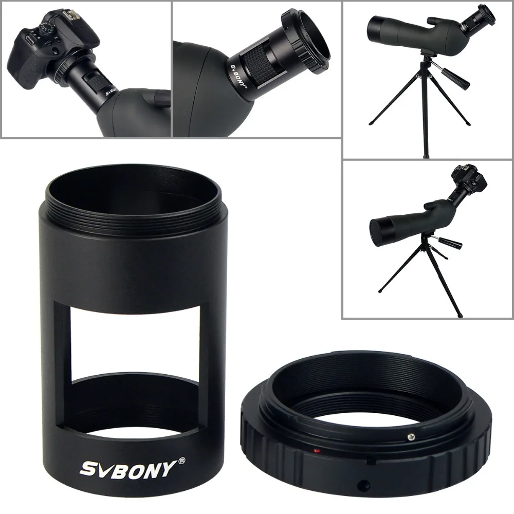 SVBONY الإكتشاف نطاق أحادي T-حلقة محول العدسة ل DSLR/SLR التصوير كم M42 موضوع تلسكوب