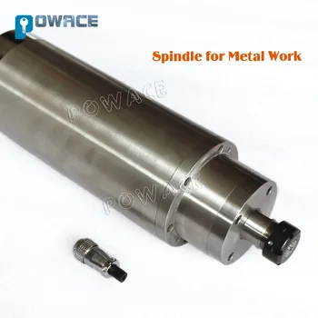 

High Performance!! CNC 4kw ER25 water cooling permanent power spindle motor for metal work 125mm 380V for milling