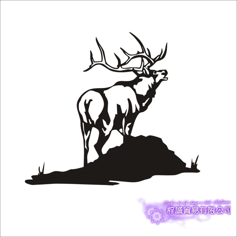 Hunt Sticker Name Hunting Shoot Buck Reideer Decal Hunter Shop Posters Vinyl Wall Decals Decor Chase Mural Sticker