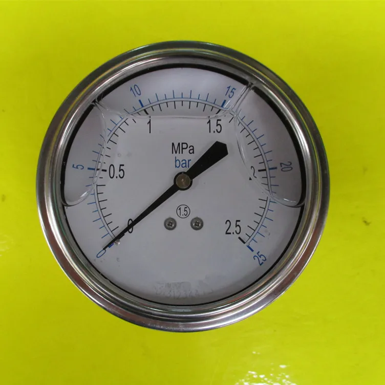 NY61 Z 40MPA ZG1 / 4 pressure gauge copper fittings Englishfitting