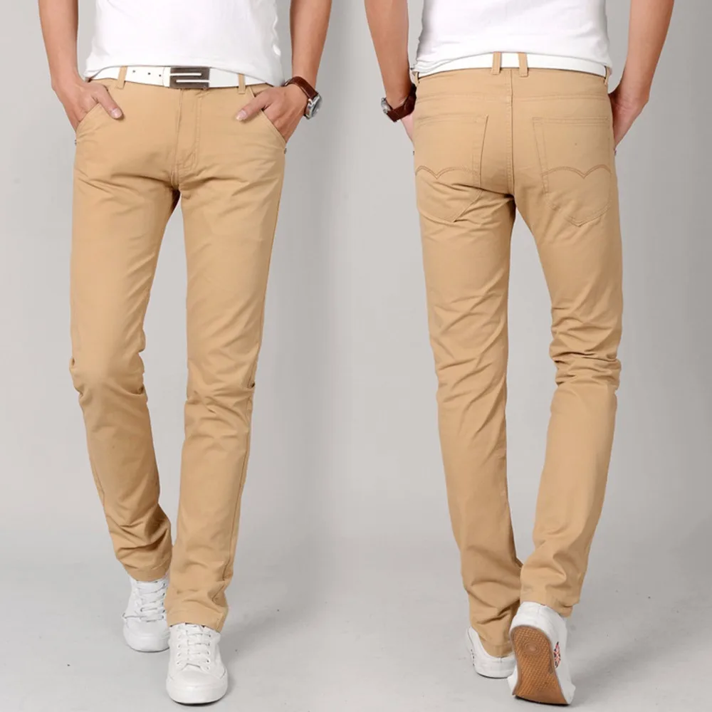 2018 Casual Pencil Pants Men Super Comfortable slim fit Trousers for
