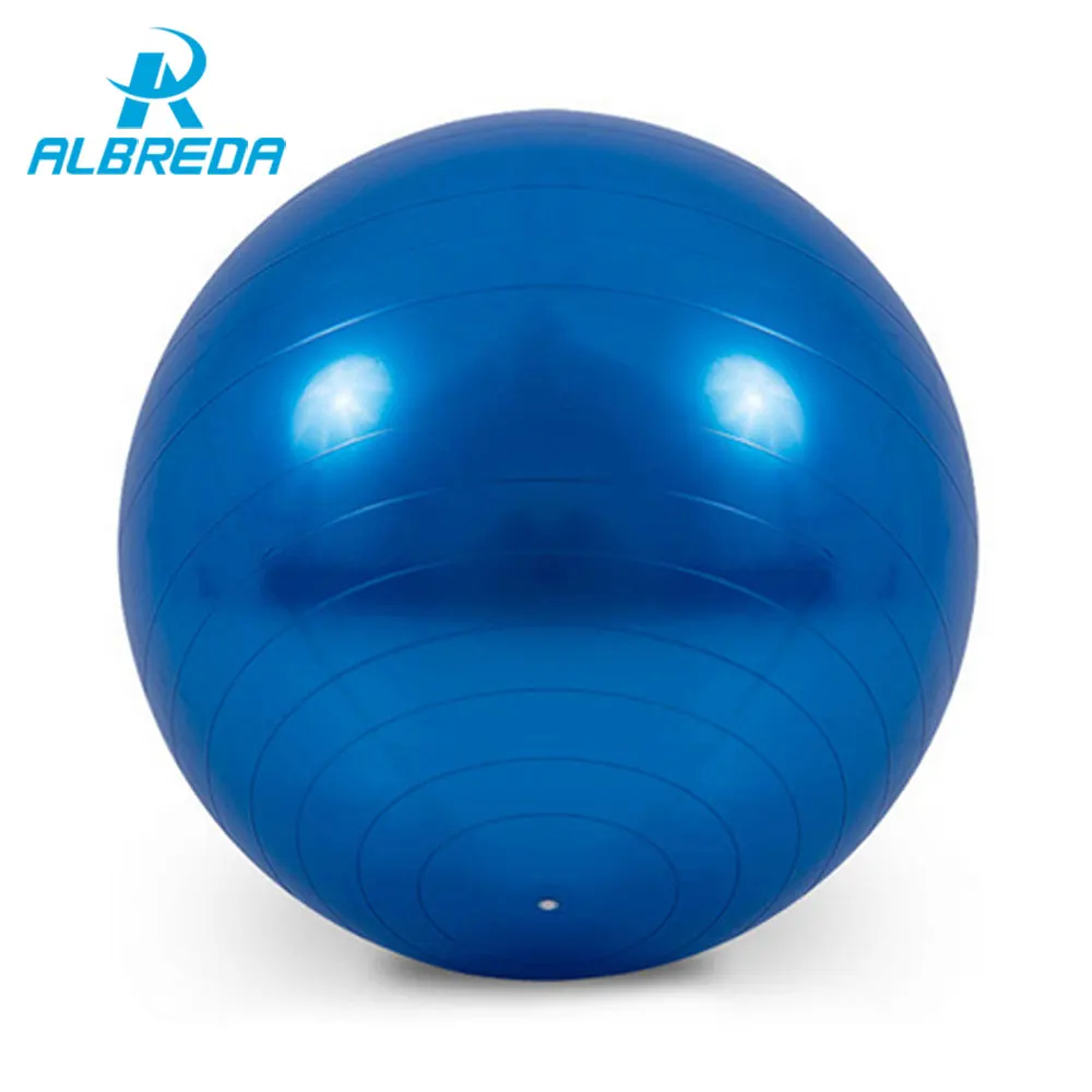 ALBREDA 75 см ПВХ Гладкий мяч для йоги толстый Взрывозащищенный йога оборудование для тренажерного зала фитнеса спортивный мяч баланс тела стабильность тренировки