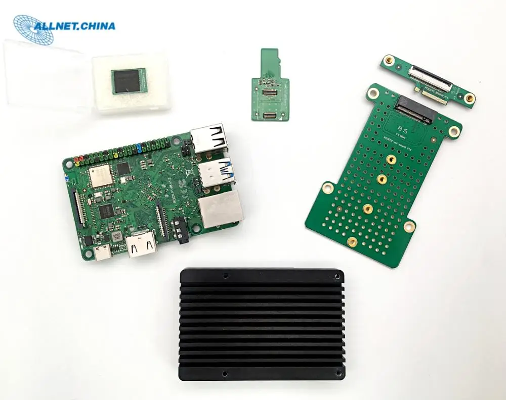 

RK3399 development board ROCK PI 4B 4GB v1.3+ Limited Edition Bundle (incl. mounted 16MB SPI Flash)