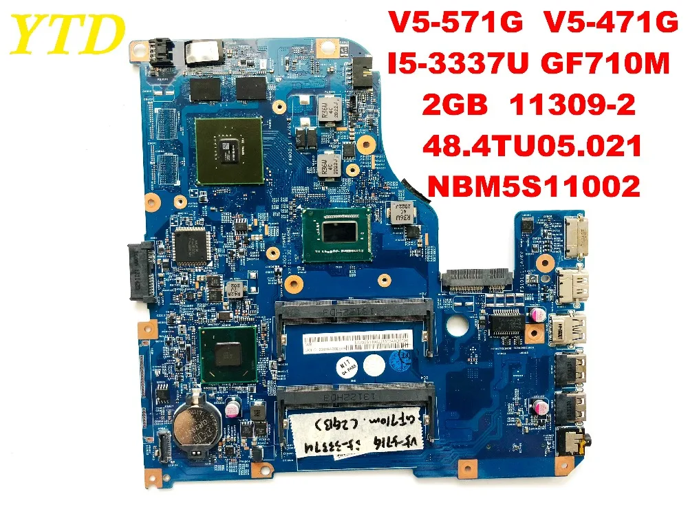 Original for font b ACER b font V5 471G V5 571G laptop motherboard I5 3337U GF710M