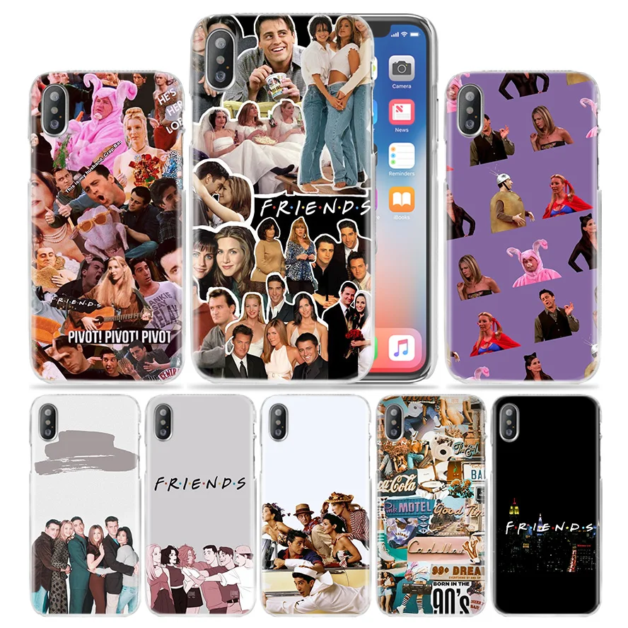 

Friends TV Show Case for iPhone XS Max XR X 10 7 7S 8 6 6S Plus 5S SE 5 4S 4 5C Clear Luxury Capa Hard Plastic Phone Cover Coque