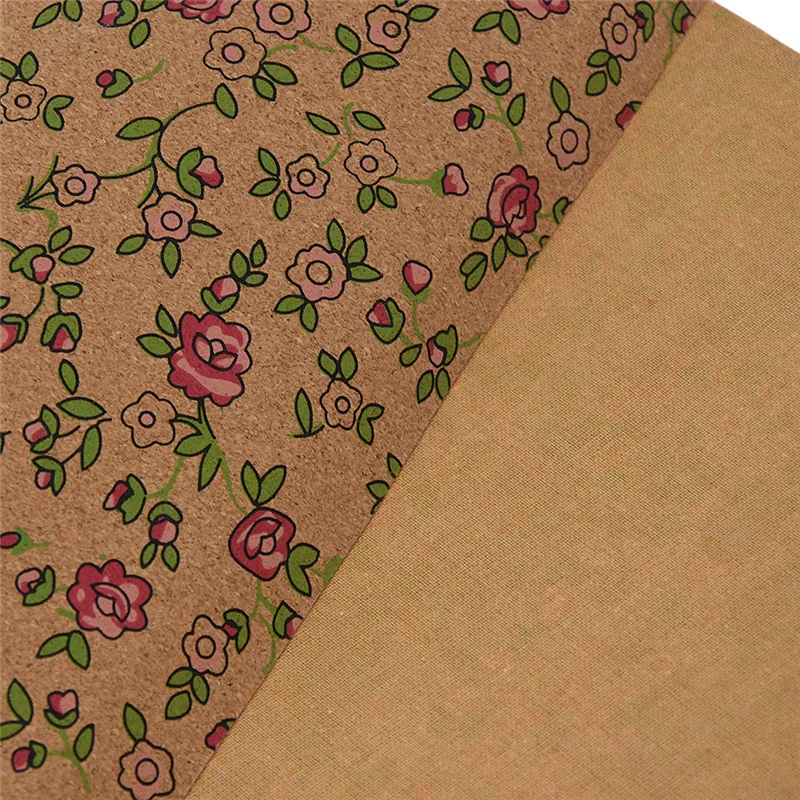 She Love A3 винтажный мягкий пробковый материал 42x30 см цветочный узор швейная ткань для одежды Diy Одежда домашний текстиль материалы