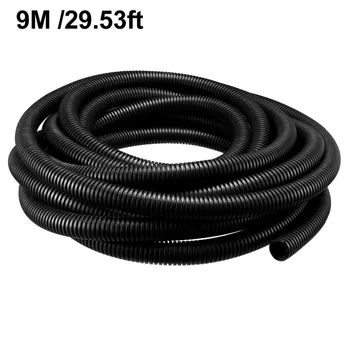 

Uxcell 4.5M/5M/6M/7M/9M Length Flexible Insulated Corrugated Bellow Conduit Tube 25mm Outside Dia for Electric Wiring Black