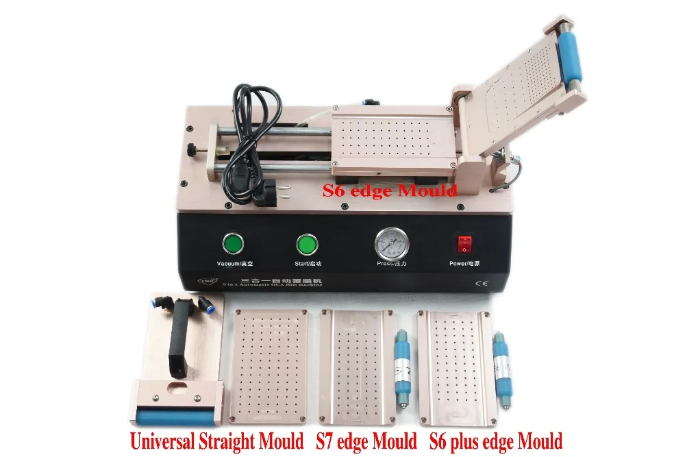 

TBK-768 3 in 1 Automatic Curved Touch Screen OCA Film Laminating Machine For S6 S7 Edge Plus Laminator for Curved Screen